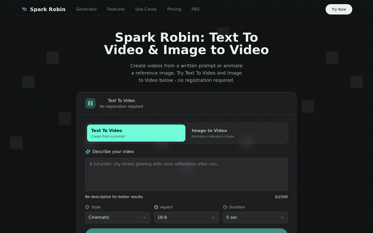Spark Robin preview