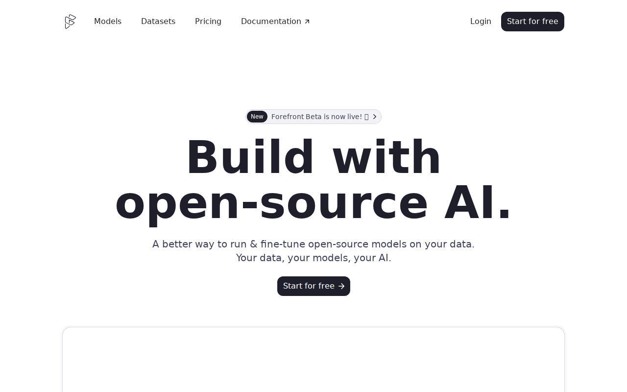 Forefront screenshot