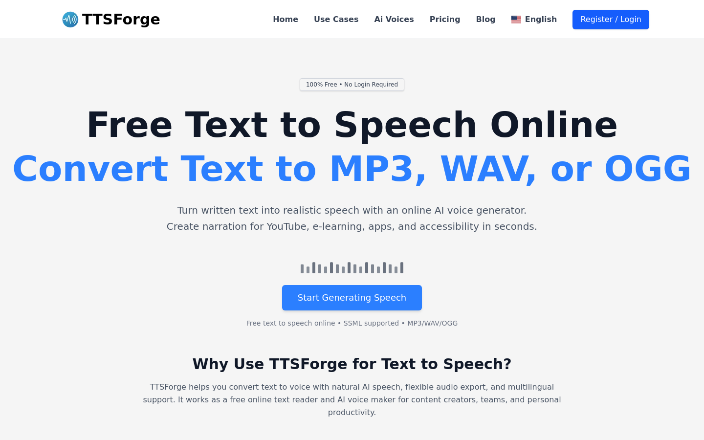TTSForge preview
