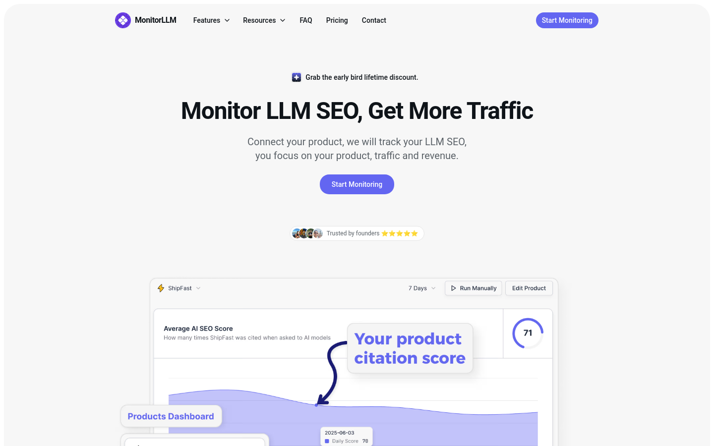 MonitorLLM screenshot