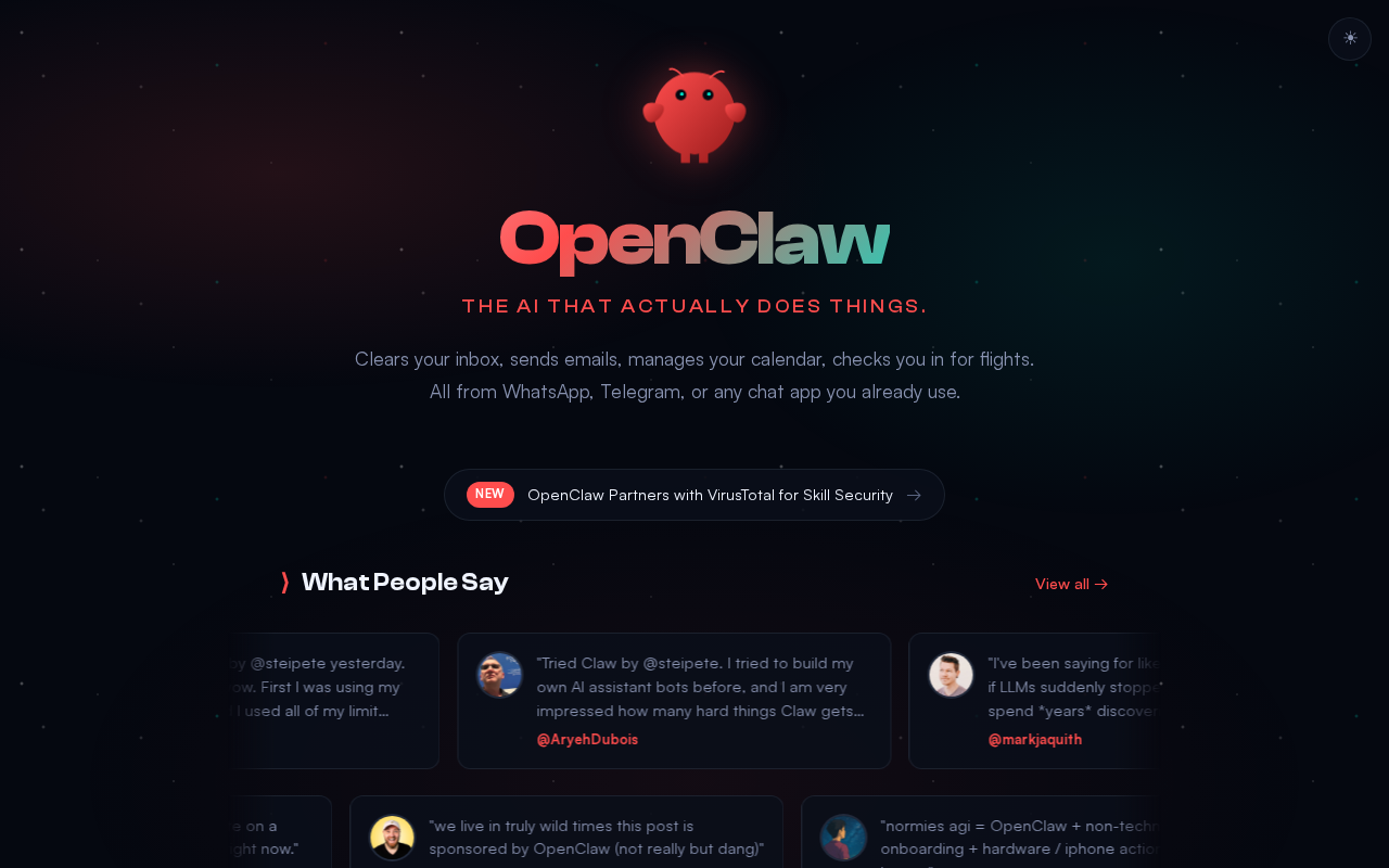 OpenClaw — Personal AI Assistant screenshot