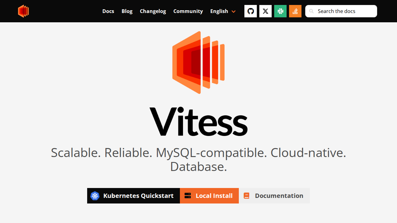 Vitess screenshot
